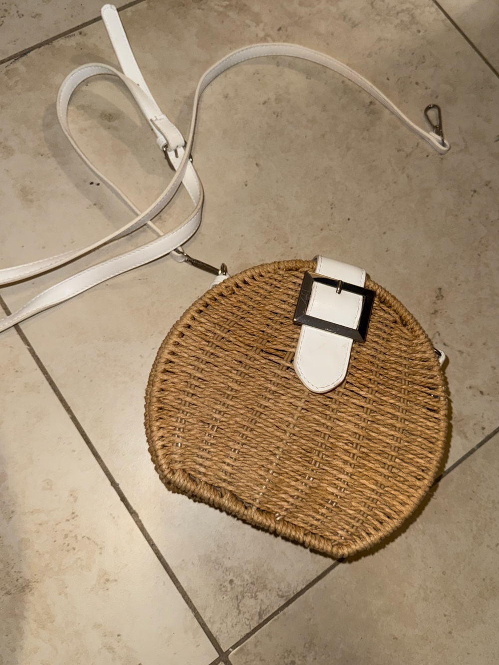 Rattan wicker crossbody bag 💼